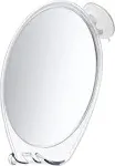 Shower Mirror Fogless for Shaving - with Suction, Razor Holder &amp; Swivel, Smal...