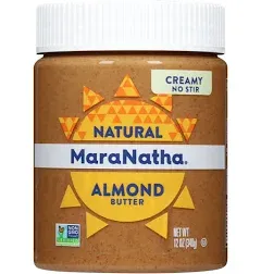 MaraNatha No Stir Almond Butter, Creamy - 12 oz jar