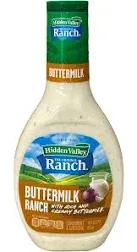 Hidden Valley Buttermilk Ranch Topping and Dressing, 16 Fluid Ounce Bottle (Package May Vary)