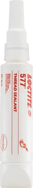 Loctite 231119 Yellow 577 Medium Strength Liquid Thread Sealant, 50 mL Tube