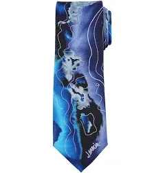 Jerry Garcia Collector&#039;s Edition Patterned Tie Happy Birthday NEW Aqua