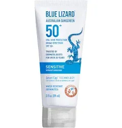 BLUE LIZARD AUSTRALIAN SUNSCREEN Sensitive Mineral Sunscreen Lotion SPF 50+