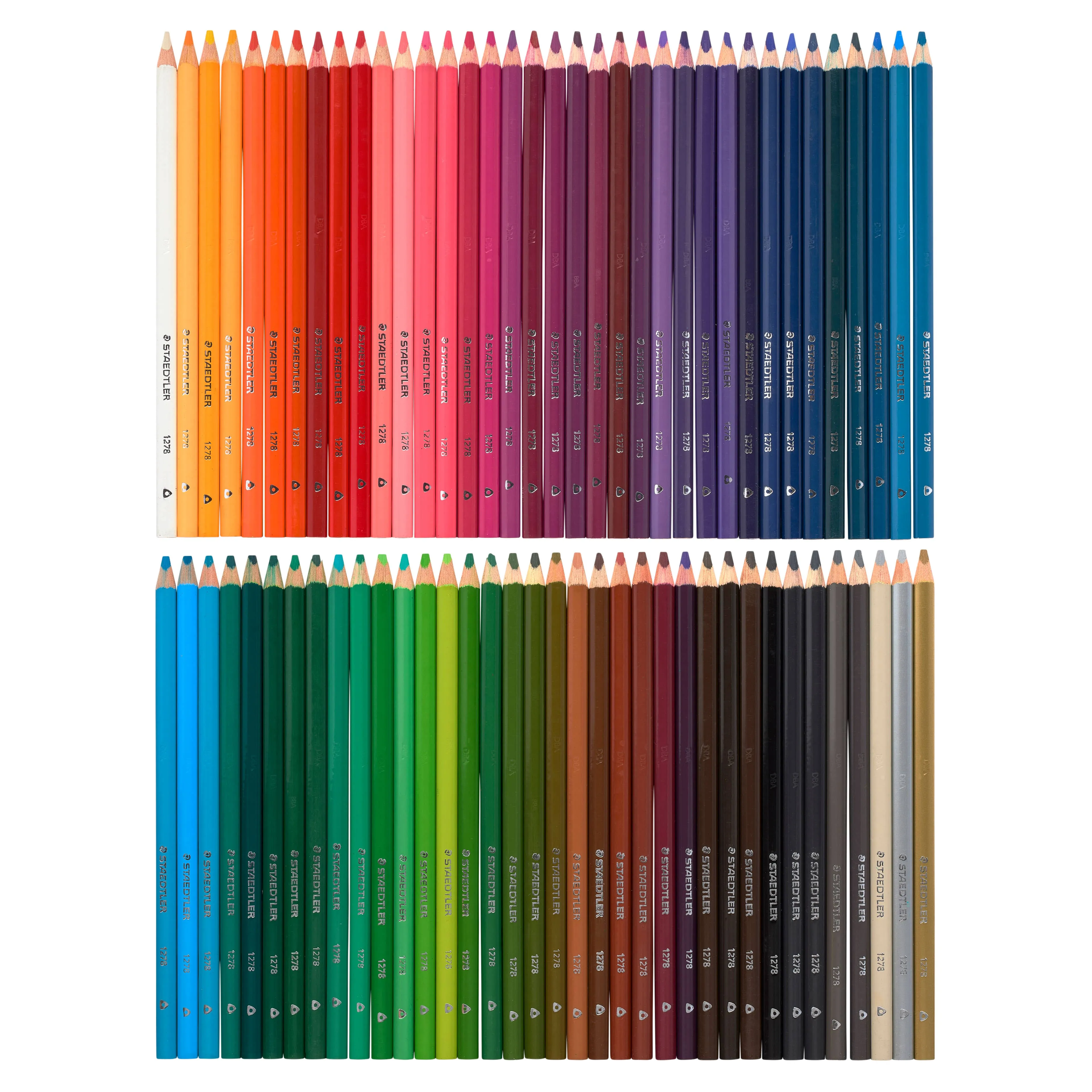 Staedtler 72 Piece Triangular Barrel Colored Pencils Art Drawing Professional