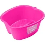 Mantello Foot Tub- Extra Large Foot Soaking Tub - Foot Basin - Home Foot Basin for Soaking Feet (Hot Pink)