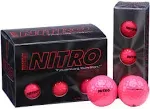 Nitro Maximum Distance Pink Golf Balls