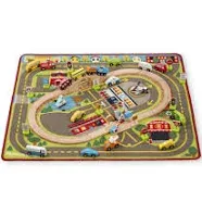 Melissa & Doug Deluxe Multi-Vehicle Activity Rug