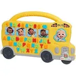 Just Play Cocomelon Learning Bus, Over 85 Learning Phrases, Counting, Alphabet, Music, Sounds, Yellow, Kids Toys for Ages 18 Month