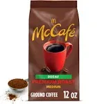 Mccafe Ground Coffee, Premium Roast Decaf, 12 oz Bag