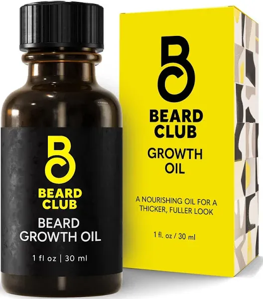 New The Beard Club | Beard Growth Oil - Promote a Healthy, Full Beard 1 fl. oz.