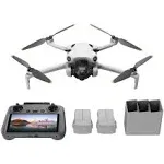 DJI Mini 4 Pro Fly Drone and RC 2 Remote Control with Built-in Screen