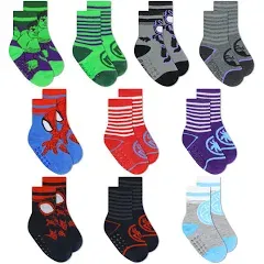 Marvel Spidey Amazing Friends 10 Pack Socks Size 12-24 Months NWT