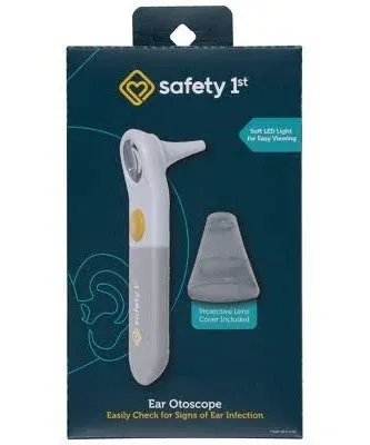 Safety 1st Ear Otoscope Protective Lens Cover Included Soft LED Light White