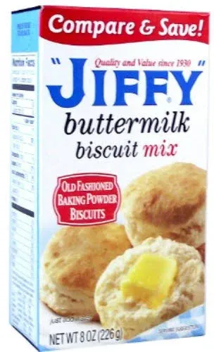 Jiffy Buttermilk Biscuit Mix 226 G (Pack of 6)