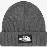 Kids' The North Face TNF Box Logo Cuffed Beanie Medium Grey