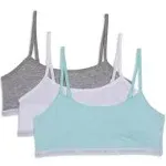 Girls 6-16 Maidenform 3-Pack Logo Bralettes