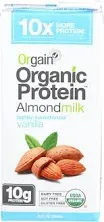 Organic Almondmilk  + Protein, Plant-Based, Unsweetened Vanilla, 32 fl oz (946