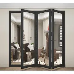 KaMic 96" x 80" 3 Panels Aluminum Folding Doors