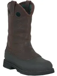 Georgia Boot Men&#039;s G5655 Muddog Steel Toe Waterproof Western Wellington Boot