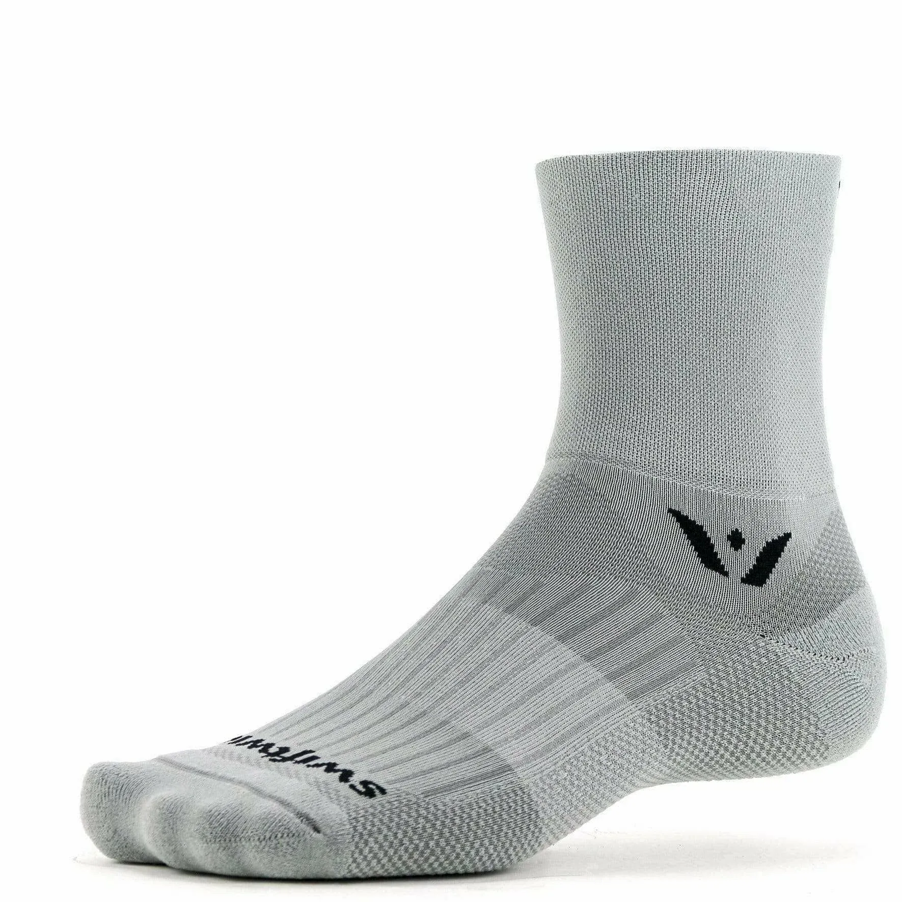 Swiftwick Aspire Four Socks - Pewter - Small