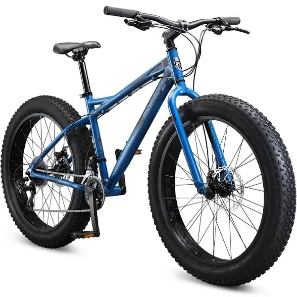 Mongoose Juneau Fat Tire Mountain Bike: 26x4-Inch Wheels, 16-Speed Trigger ...