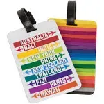 Travelon Hot Spots Luggage Tags Set of 2