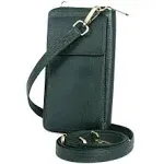 Bull Guard Leather Crossbody Wallet Phone Purse