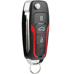 KeylessOption Keyless Entry Car Remote uncut Ignition Fob Flip Key For Ford