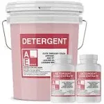 Commercial Dishwasher Detergent - Makes One 5 Gallon Pail - Industrial Dish Detergent - For High and Low Temp Dishwasher Machine