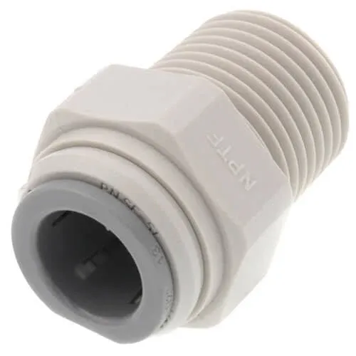 John Guest 1/2" x 1/2" NPTF male Connector (Acetal)