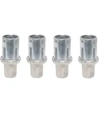 Leyso Set of 4 Adjustable Height Stainless Steel Bullet Feet