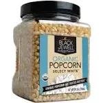 Black Jewell Organic Popcorn, Organic Select White, 28.35oz Pack of 1