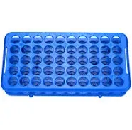 Bkmamlab Plastic Test Tube Holder Rack for 5ml/10ml/15ml Tubes