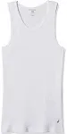 Nautica Men's 4 Pack Ribbed Cotton Tank