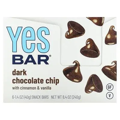 Yes Bar Snack Bar Dark Chocolate Chip