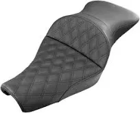 Saddlemen Explorer Seat, Lattice Stitched, Harley Sportster 04-23 w/3.3 Gal Tank