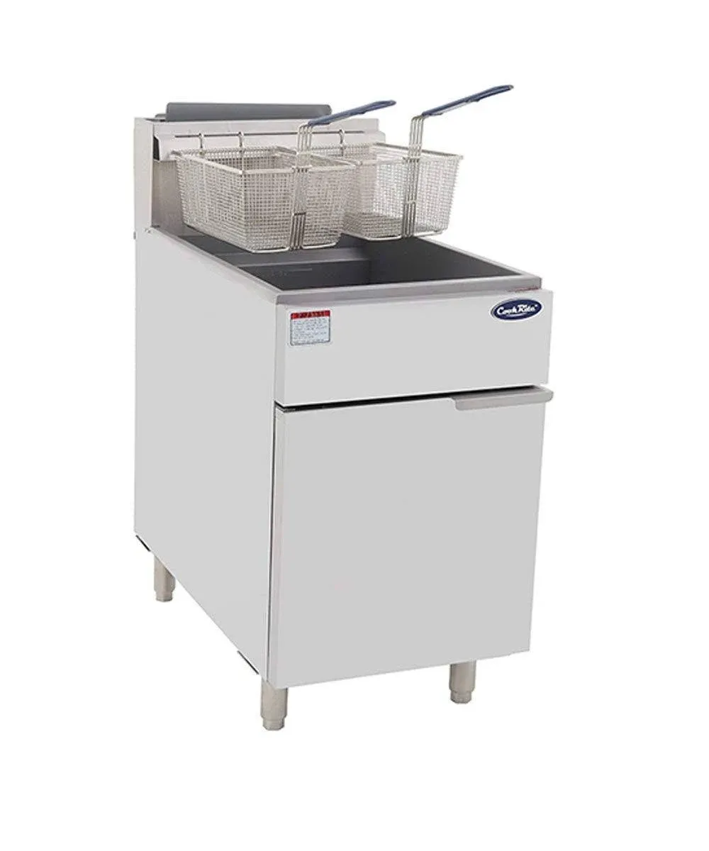 Atosa CookRite ATFS-75-LP 75 lbs Free Standing Floor Fryer