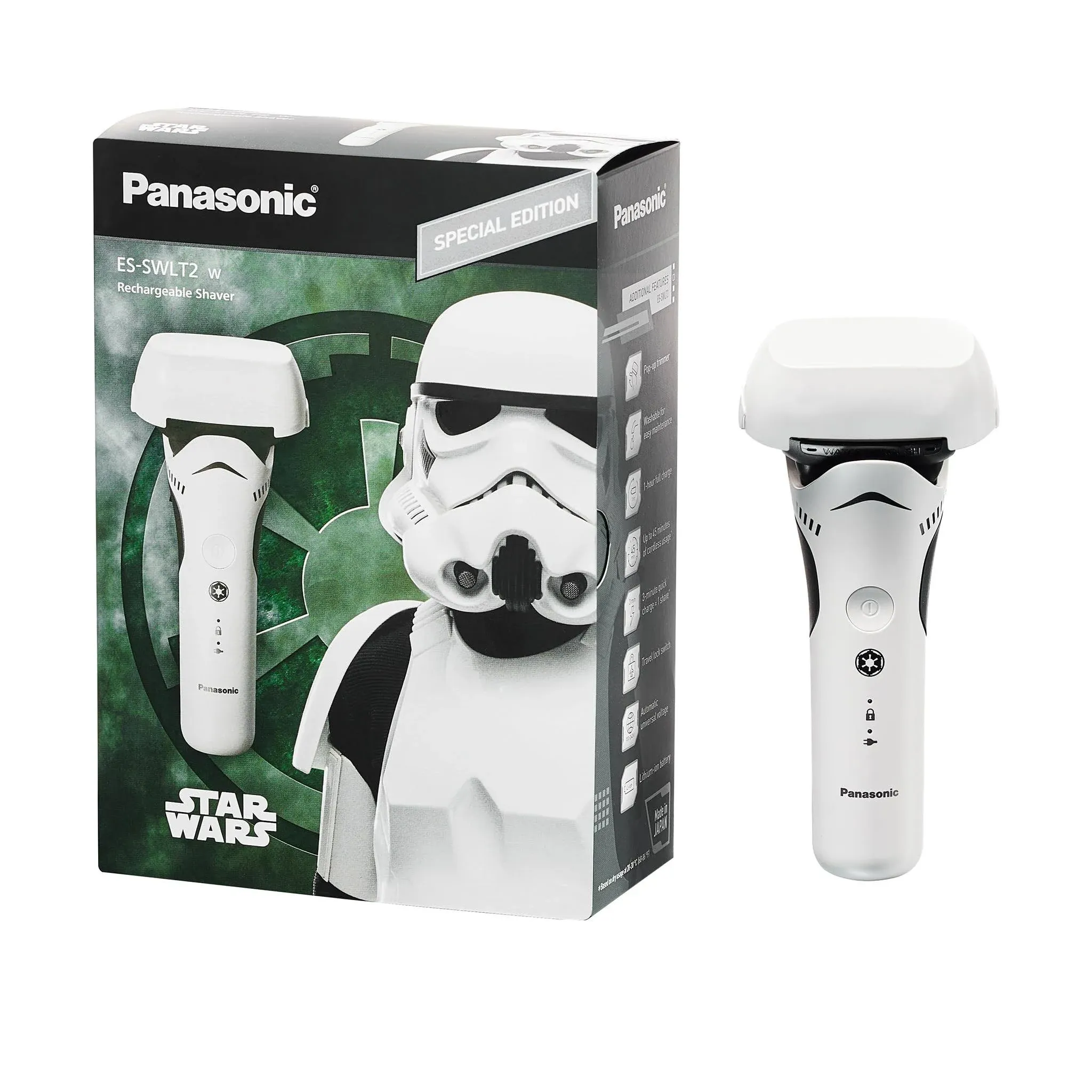 Panasonic Star Wars Stormtrooper Wet/Dry Electric Shaver with 3-Blade Cutting