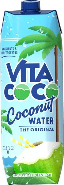 Vita Coco Coconut Water, Pure Organic | Refreshing Coconut Taste | Natural | |