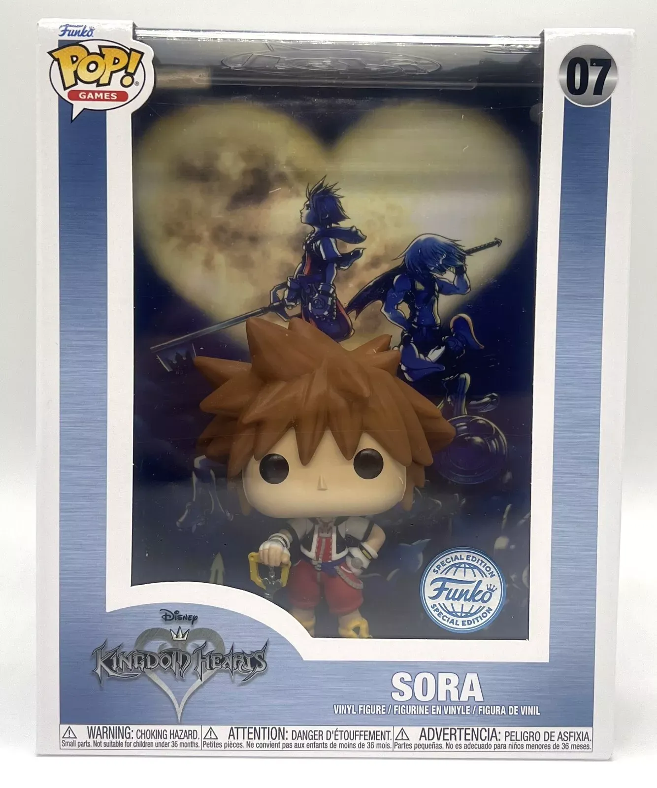 Funko Pop! Games Disney Kingdom Hearts Sora #07 Special Edition Funko Cover Art