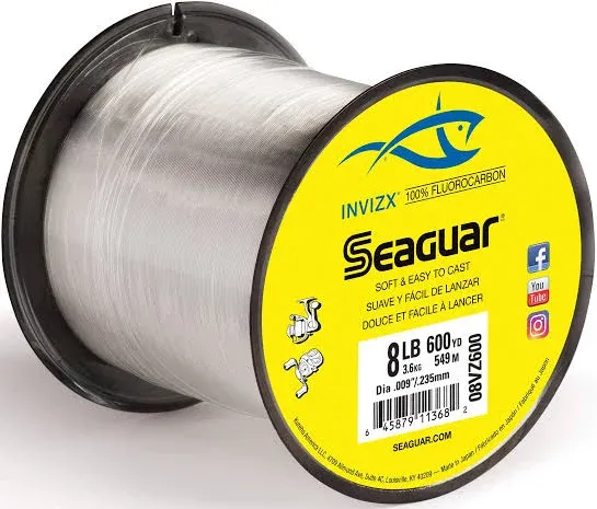 Seaguar InvizX Fluorocarbon Fishing Line