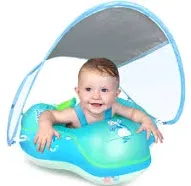 Baby Swimming Float Inflatable Baby Pool Float Ring Newest with Sun Protectio...