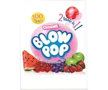 Charms Blow Pop Assorted Lollipops - 100 count, 65 oz box