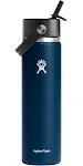 Hydro Flask 24 oz. Wide Mouth Bottle with Flex Straw Cap, Indigo