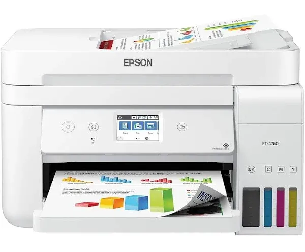 Epson EcoTank ET-4760 Wireless Color Inkjet All-in-One Printer