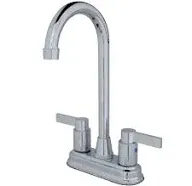 Kingston Brass KB8498NDL NuvoFusion 4" Centerset Bar Faucet