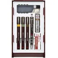 Rotring S0699370 Germany 1928 College Set Brown Isograph .20 .30 .50 new brown