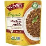 Tasty Bite Indian Madras Lentils, Organic, 3 Bean, Mild