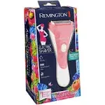 Remington Smooth & Silky Rechargeable Wet/Dry Shaver, Pink/White