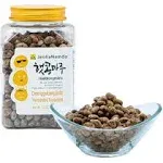 JEOLLANAMDO Fermented Dried Soybeans [ Korean Pantry ] Traditional Cheonggukjang Recipe, Vegan, No GMO or Gluten, Origin of Natto [ JRND Foods ] 200g