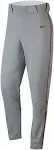 Nike Men&#039;s Vapor Select Piped Baseball Pants GRAY | SCARLET LG